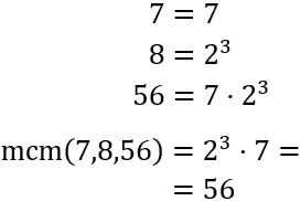 Problemas resueltos de aplicación del mínimo común múltiplo. Calculadora. Matemáticas. Secundaria. Cálculo. ESO