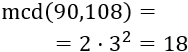 Problemas resueltos de aplicación del mínimo común múltiplo (mcm) y del máximo común divisor (mcd). Calculadora. Matemáticas. Secundaria. Cálculo. ESO