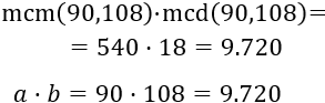 Problemas resueltos de aplicación del mínimo común múltiplo (mcm) y del máximo común divisor (mcd). Calculadora. Matemáticas. Secundaria. Cálculo. ESO