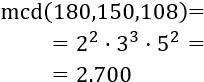 Problemas resueltos de aplicación del mínimo común múltiplo (mcm) y del máximo común divisor (mcd). Calculadora. Matemáticas. Secundaria. Cálculo. ESO